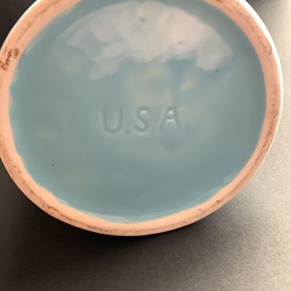 USA Vintage Robin Egg Blue Vintage Pitcher - Picture 3 of 9